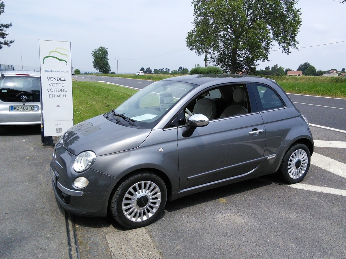 Fiat 500 1.2 70 LOUNGE CLIM TOIT PANORAMIQUE