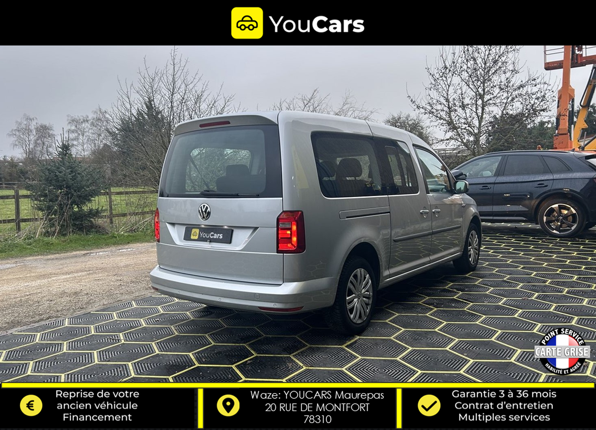 Volkswagen Caddy Combi Maxi 2.0 TDI 7 PLACES 102 cv RADAR DE RECUL AR