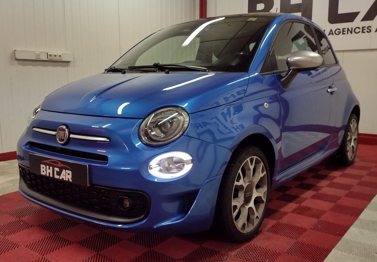 Image: Fiat 500 SPORT CUIR TOIT PANO 1.2 70CH