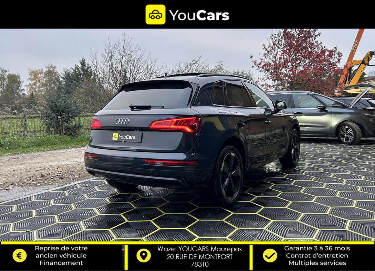 Audi Q5 S LINE 2.0 TDI Quattro S-Tronic7 190 cv ENTRETIEN AUDI - TOIT OUVRANT -  VIRTUAL COCKPIT