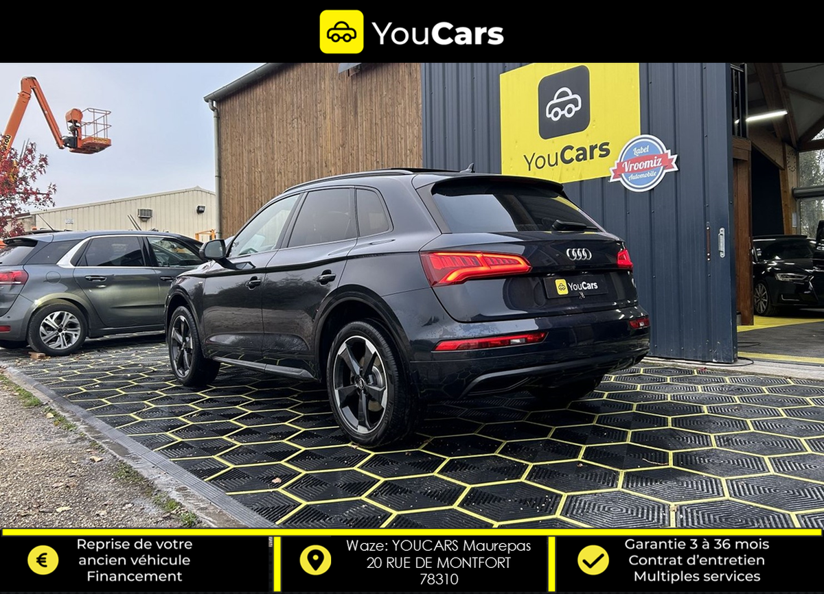 Audi Q5 S LINE 2.0 TDI Quattro S-Tronic7 190 cv ENTRETIEN AUDI - TOIT OUVRANT -  VIRTUAL COCKPIT