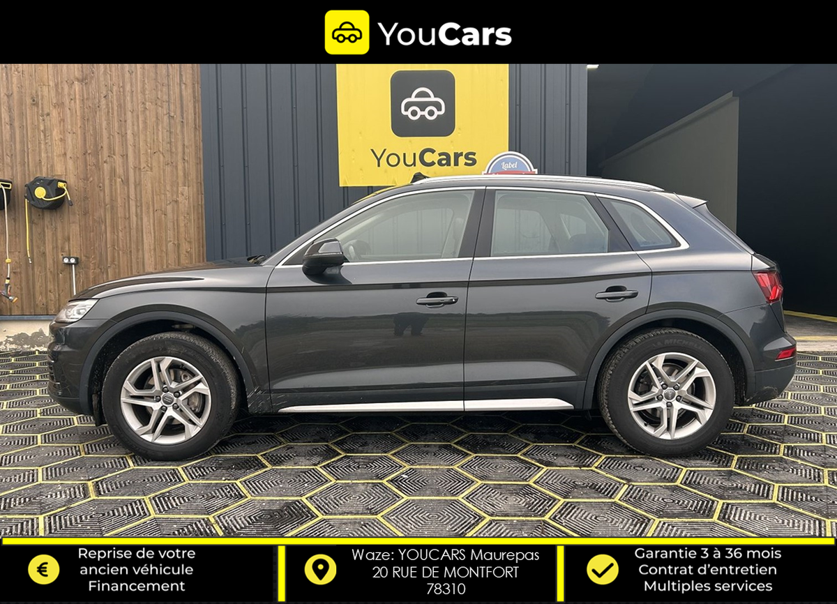 Audi Q5 DESIGN LUXE 2.0 TDI 150 cv TOIT OUVRANT - SIEGES ELECTRIQUE CHAUFFANTS - CARPLAY