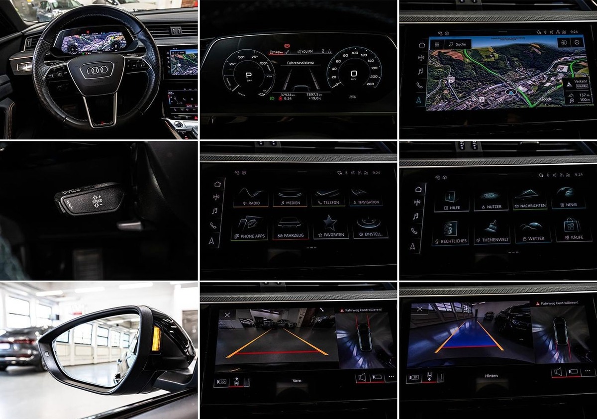 Audi e-tron Sportback 55 408ch S Line e-quattro Toit ouvrant Bang&Olufsen Pack Black Edition