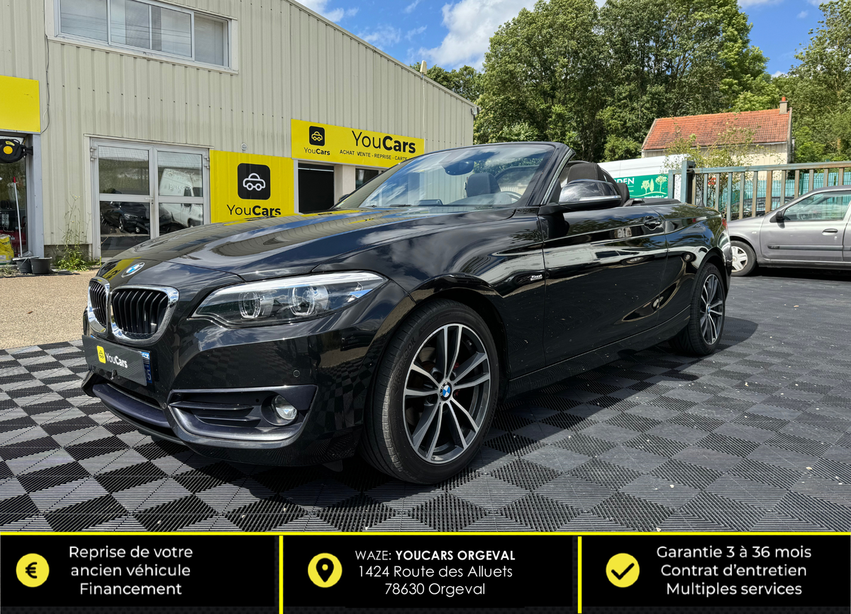 Bmw Série 2 Cabriolet SPORT 218i 1.5 i 12V BVM 136 cv