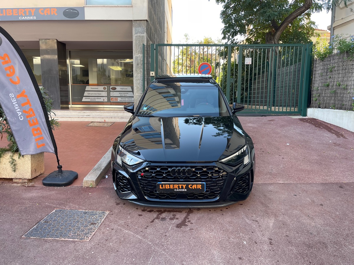 Audi RS3 TFSI 400 CV / Pack RS / Pack Carbone / Toit Ouvrant / VF / Ligne RAGAZZON/ Ciel étoilée