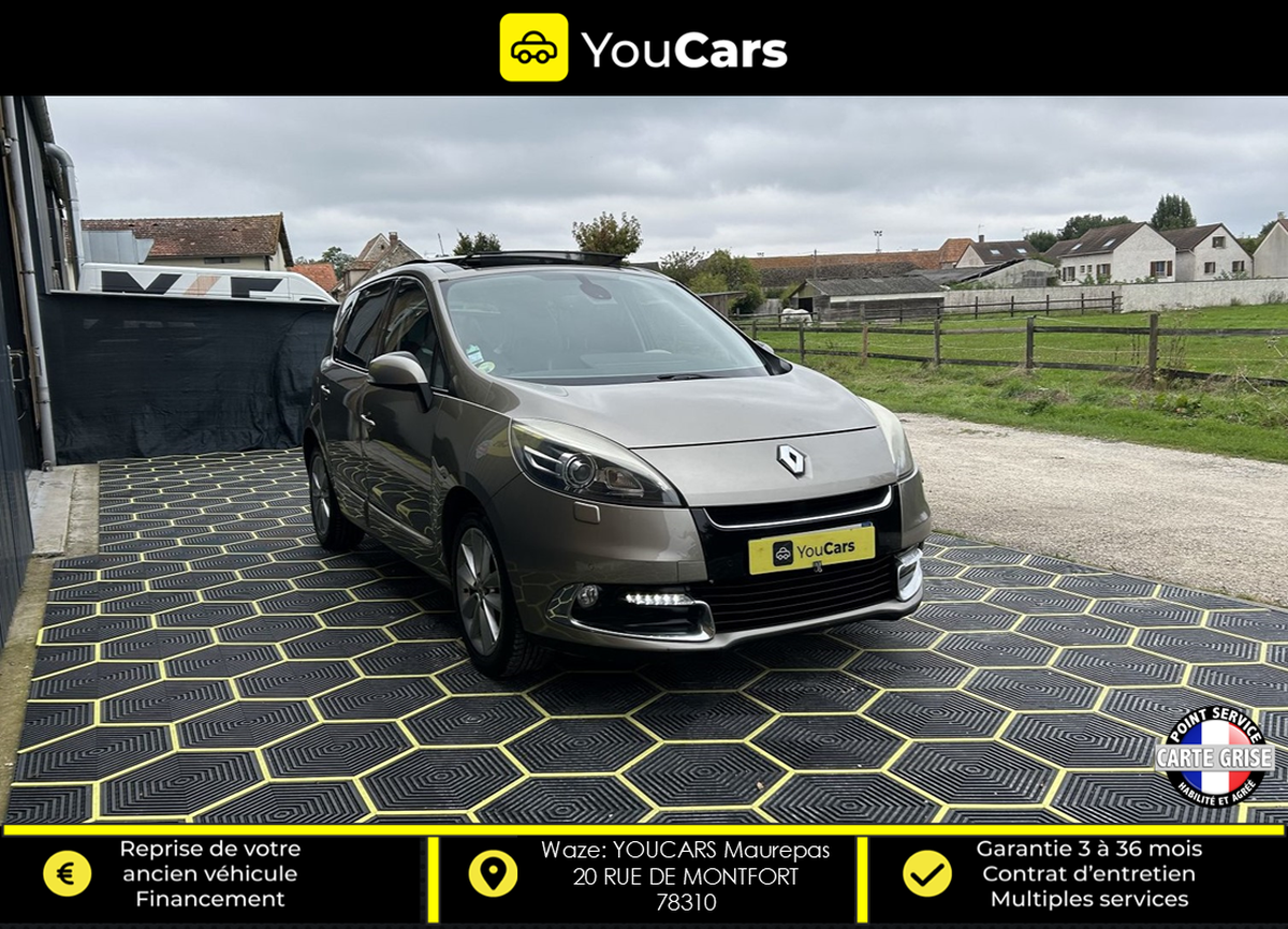 RENAULT Scenic INITIAL Phase 2 1.5 dCi EDC 6 110 cv BOITE AUTO - TOIT OUVRANT - GPS