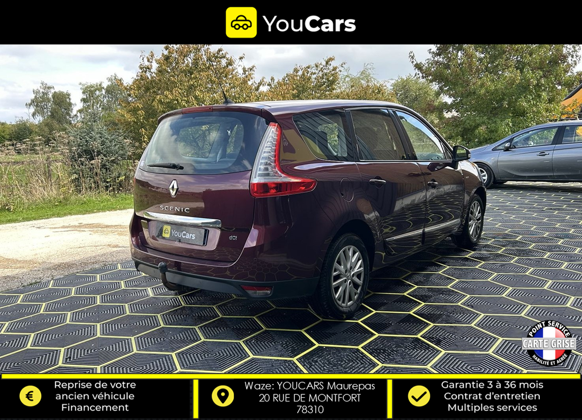 RENAULT Grand Scenic BOSE III Phase 2 1.6 dCi 130 cv INTERIEUR SEMI CUIR - RADAR DE RECUL AV/AR