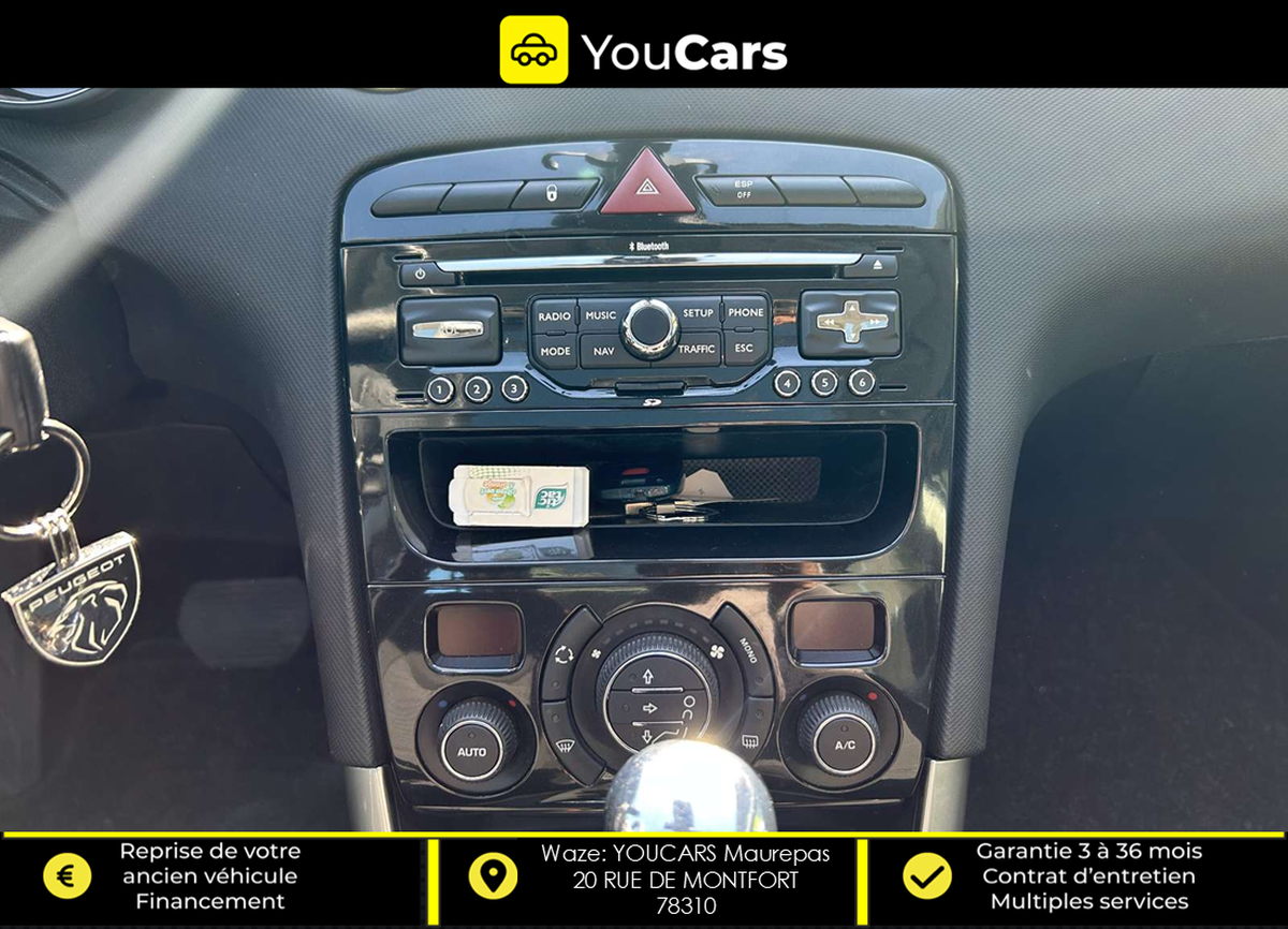 Peugeot 308 5 Portes 1.6 VTi 120 cv Boîte auto ENTRETIEN A JOUR RADAR DE RECUL