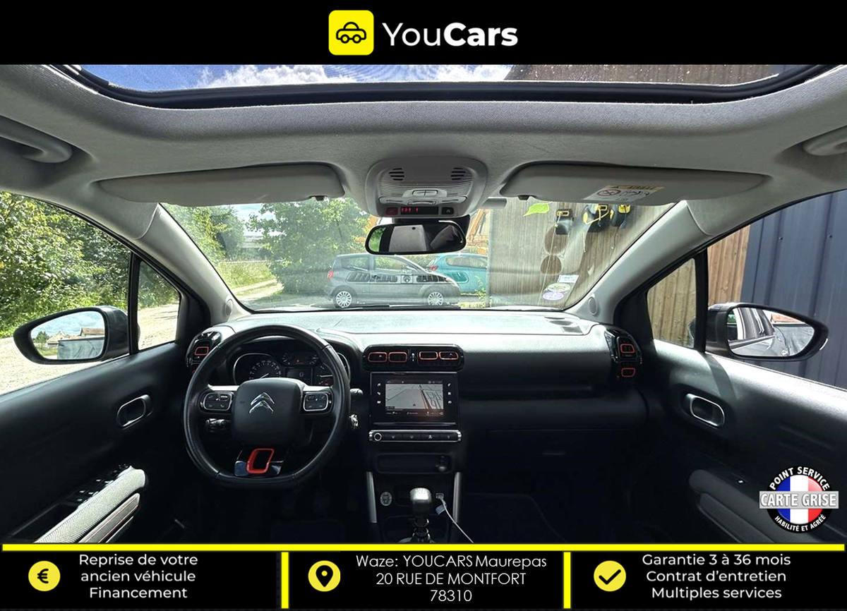 Citroën C3 Aircross 1.2 PureTech 110 cv TOIT OUVRANT CAMERA DE RECUL APPLE CARPLAY DISTRIBUTION FAIT