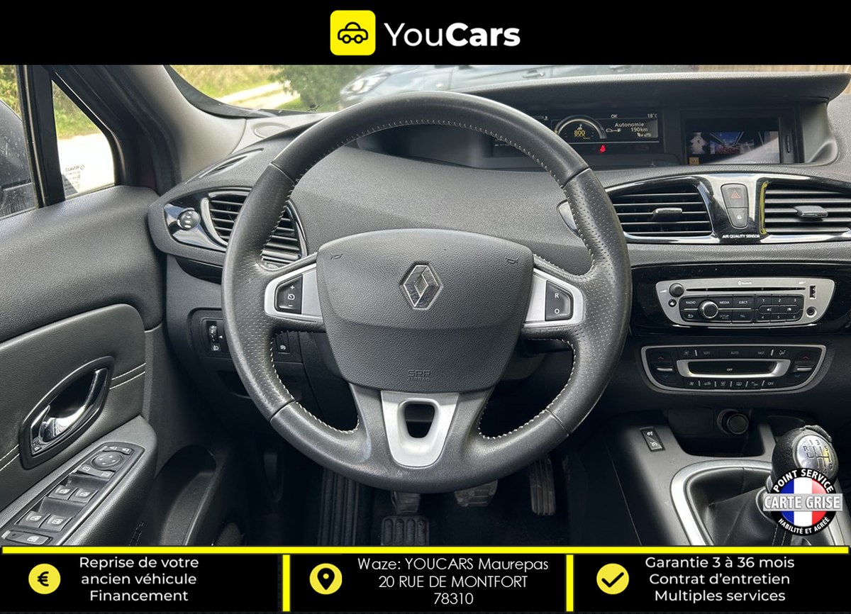 RENAULT Grand Scenic BOSE III Phase 2 1.6 dCi 130 cv INTERIEUR SEMI CUIR - RADAR DE RECUL AV/AR