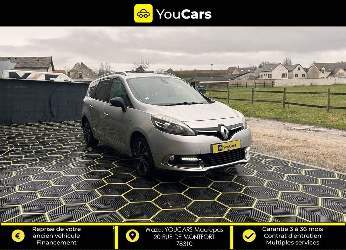 RENAULT Grand Scenic BOSE 7 PLACES 1.5 dCi EDC6 110 cv ENTRETIEN RENAULT - CAMERA DE RECUL - GPS