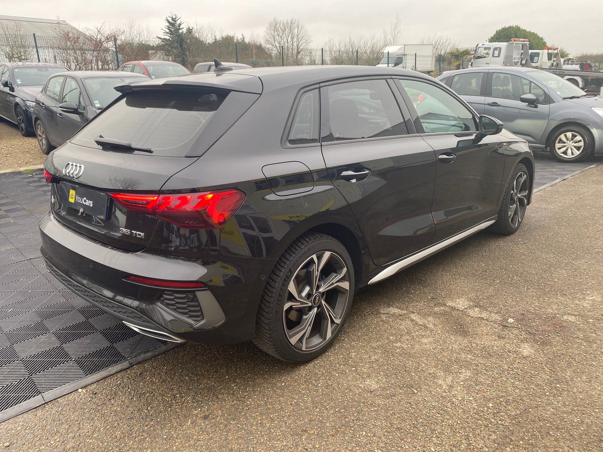 Audi A3 Sportback Sportback 2.0 SLINE 150 cv Boîte auto RIEN A PREVOIR - ENTRETIEN AUDI - CARPLAY