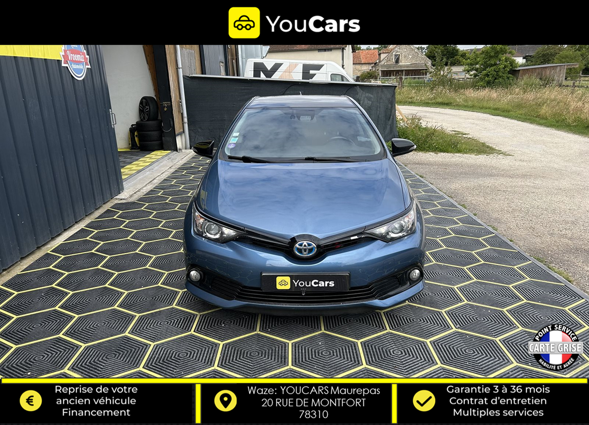 Toyota Auris DESIGN Hatchback 1.8 VVT-i Hybride 99 cv TOIT PANORAMIQUE - CAMERA DE RECUL