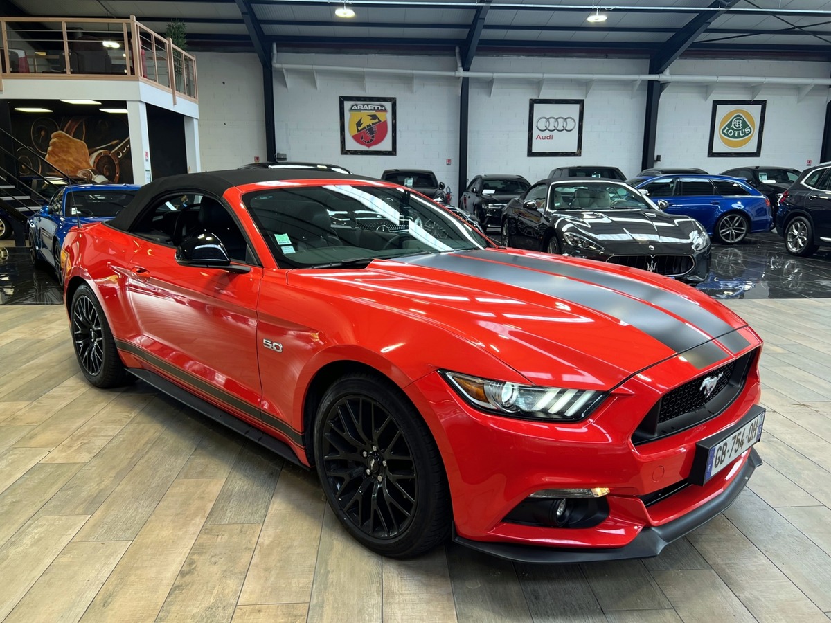 Ford Mustang CABRIOLET VI GT 5.0 V8 421 ORANGE BVA