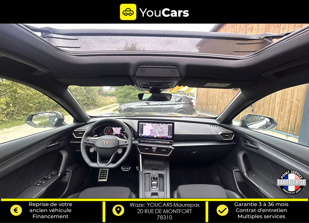 Cupra Formentor Cupra Formentor 2.0 TSI 310 cv VZ DSG7 FULL OPTIONS CAMERA DE RECUL APPLE CARPLAY