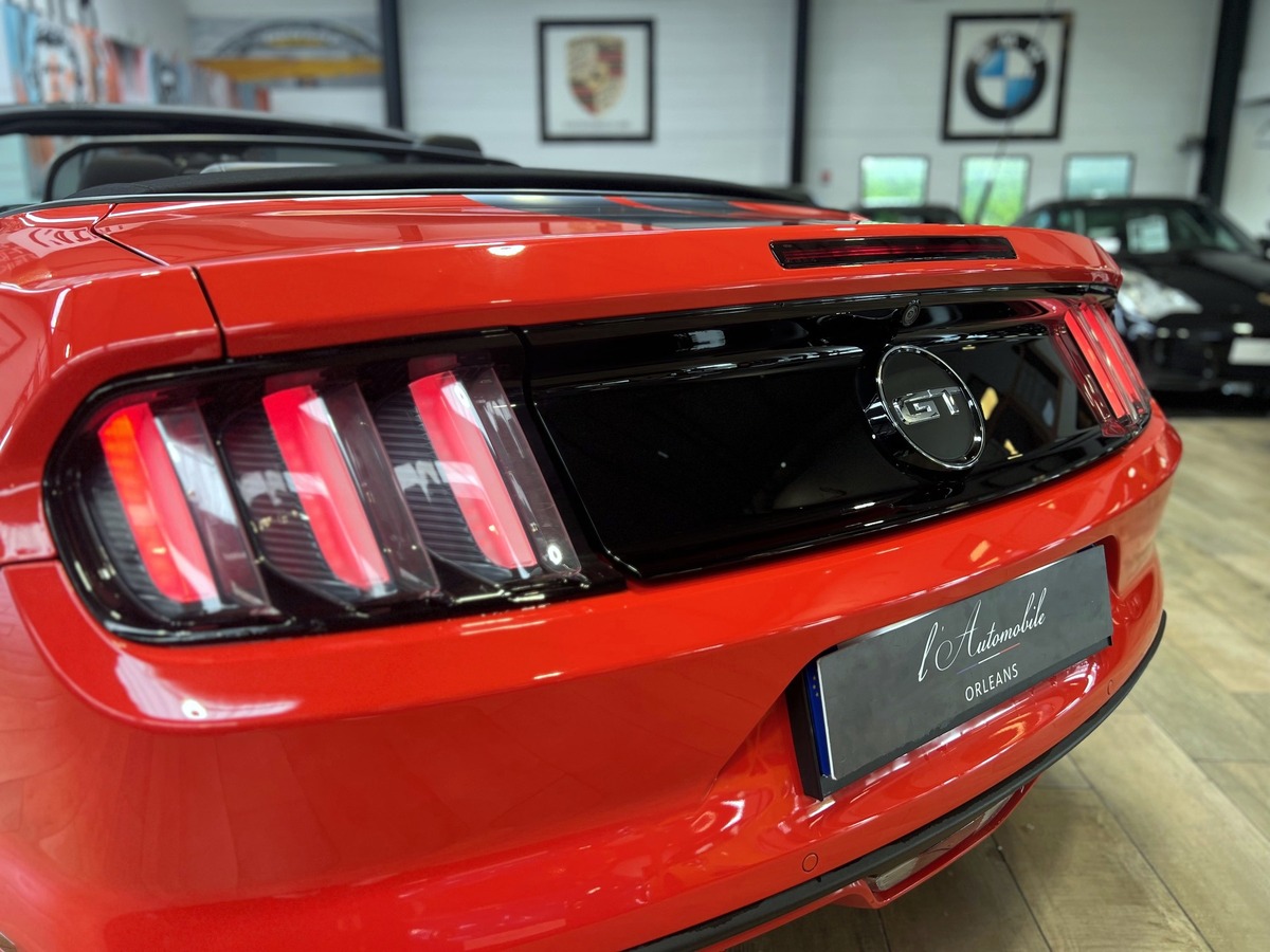 Ford Mustang CABRIOLET VI GT 5.0 V8 421 ORANGE BVA