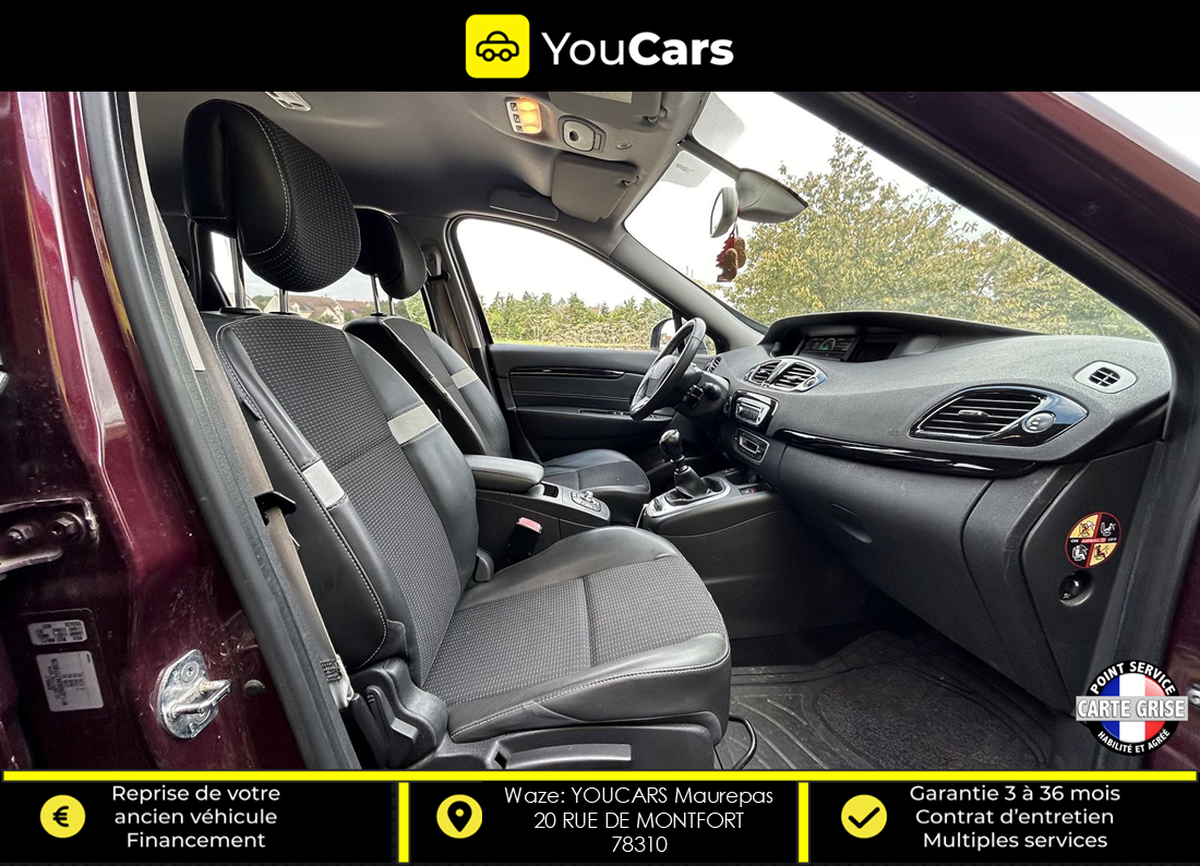 RENAULT Grand Scenic BOSE III Phase 2 1.6 dCi 130 cv INTERIEUR SEMI CUIR - RADAR DE RECUL AV/AR