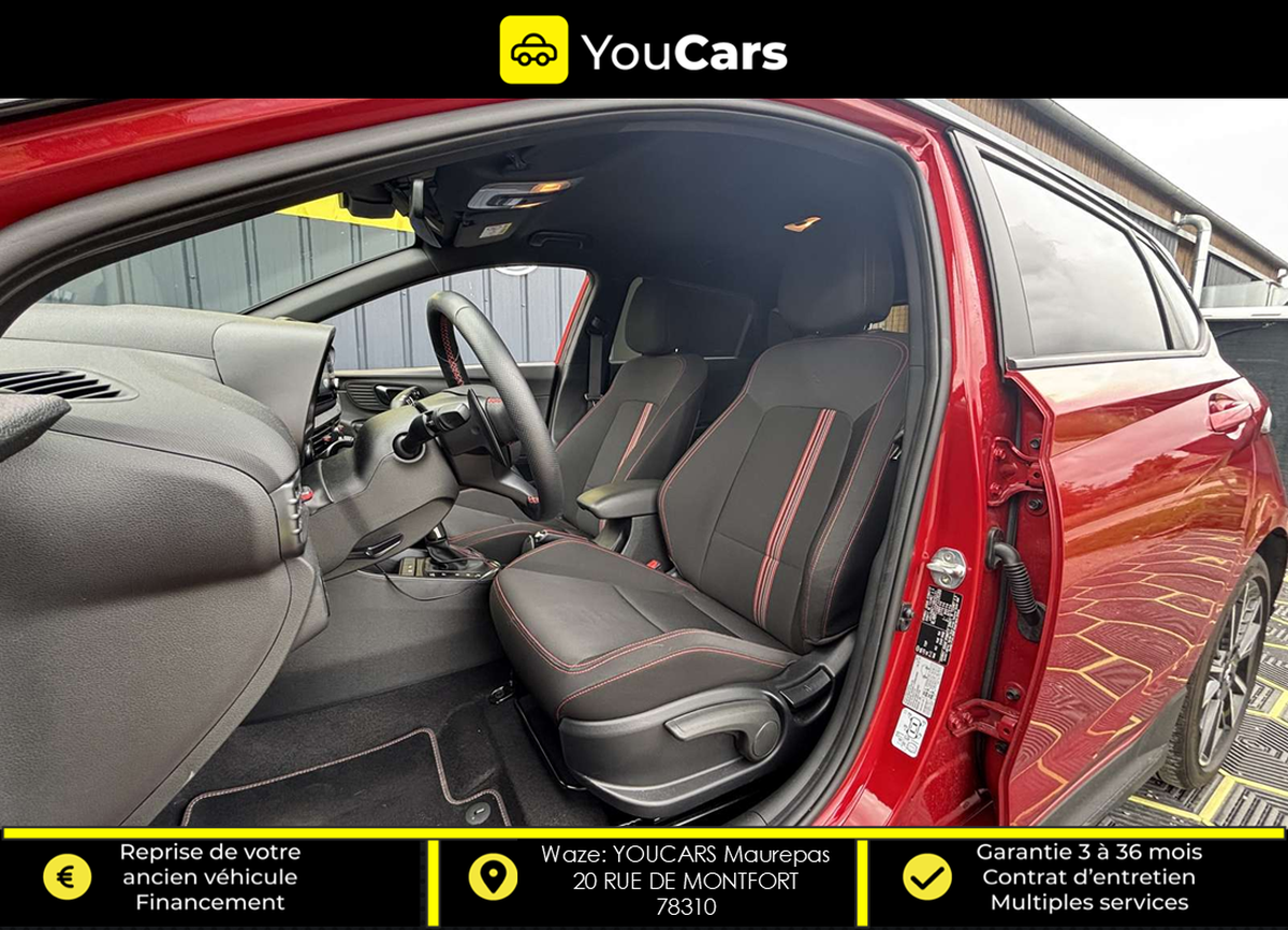 Hyundai i20 III 1.0 T-GDi GPF Mild Hybrid DCT7 100 cv Boîte auto N-LINE ENTRETIEN HYUNDAI