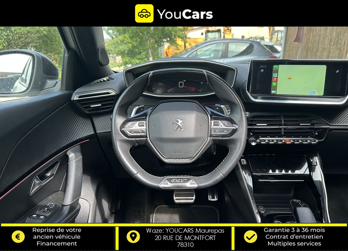 Peugeot 2008 GT 1.5 EAT8 130 cv TOIT OUVRANT - SYSTEME AUDIO FOCAL - SIEGES CHAUFFANTS