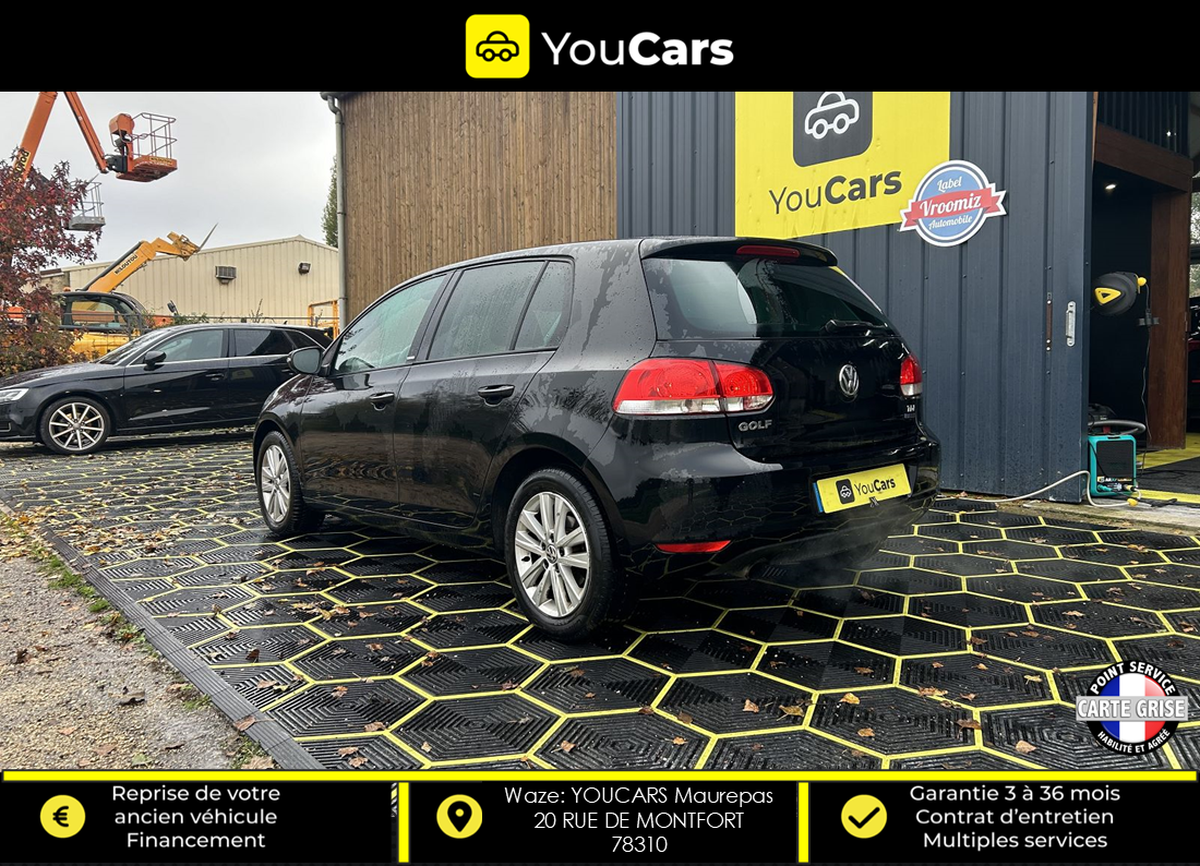 Volkswagen Golf STYLE VI 6  5 Portes 1.6 TDI 105 cv FACTURE D'ENTRETIEN - BLUETOOTH MUSIC