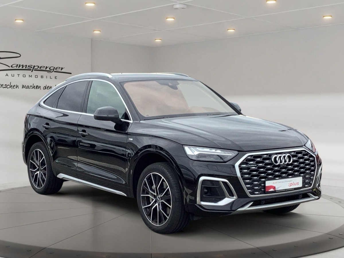 Audi Q5 Sportback 55 TFSI e 367ch S line quattro S tronic 7/Caméra/CarPlay/Jantes 20'' AudiSport