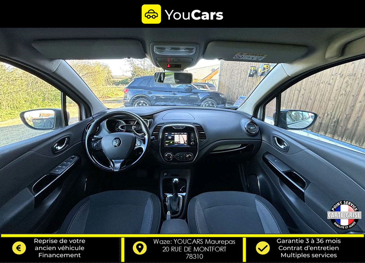 RENAULT Captur INTENS 1.2 TCe EDC6 120 cv Boîte auto ENTRETIEN RENAULT CAMERA DE RECUL MODE ECO