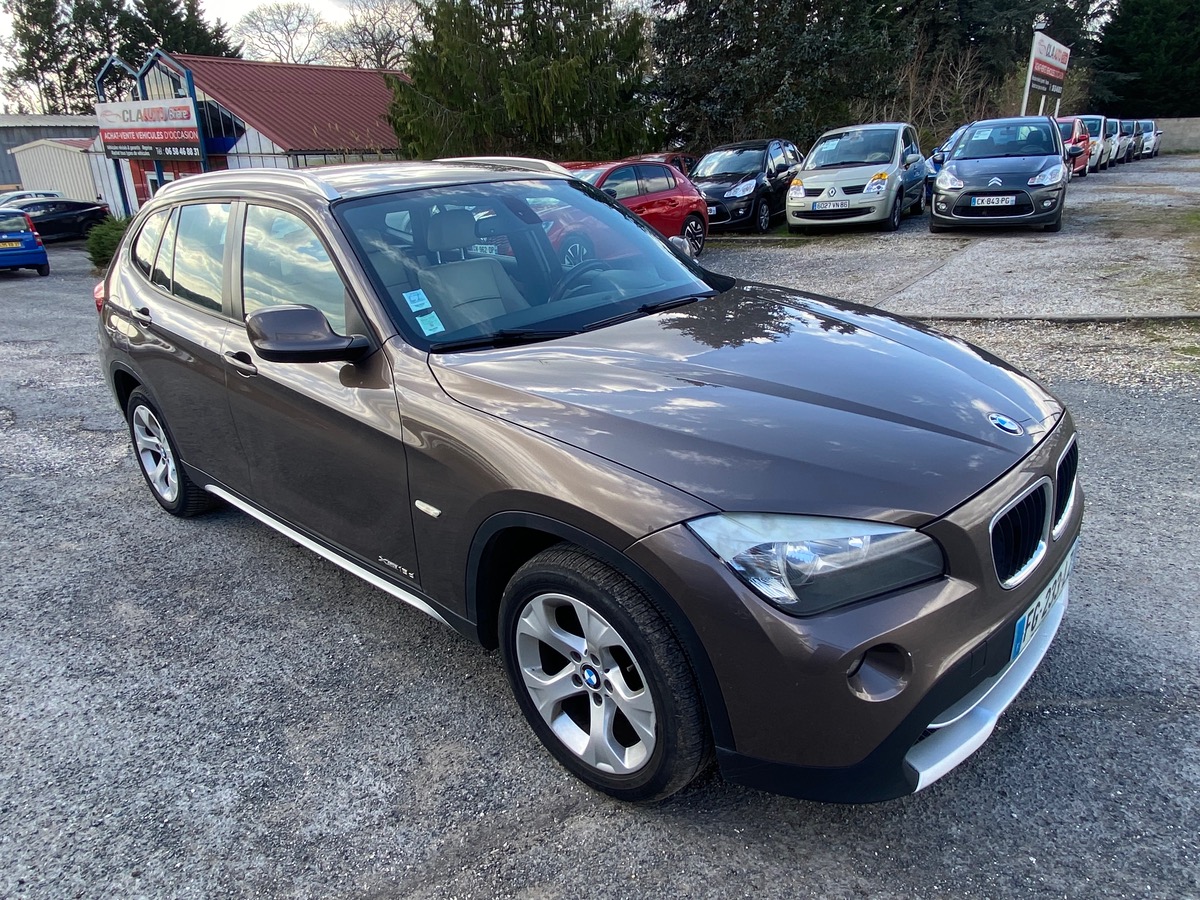 Bmw X1 2.0 xdrive 143cv 199026km bon état cuir beige