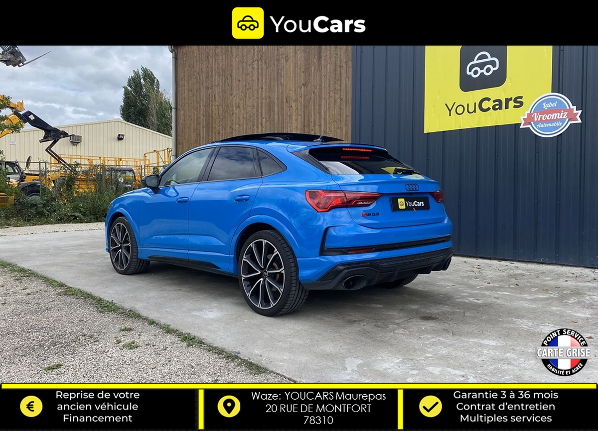 Audi RS Q3 RSQ3 2.5 TFSi  Quattro S tronic7 400 cv MALUS PAYE - RIEN A PREVOIR - ENTRETIEN COMPLET