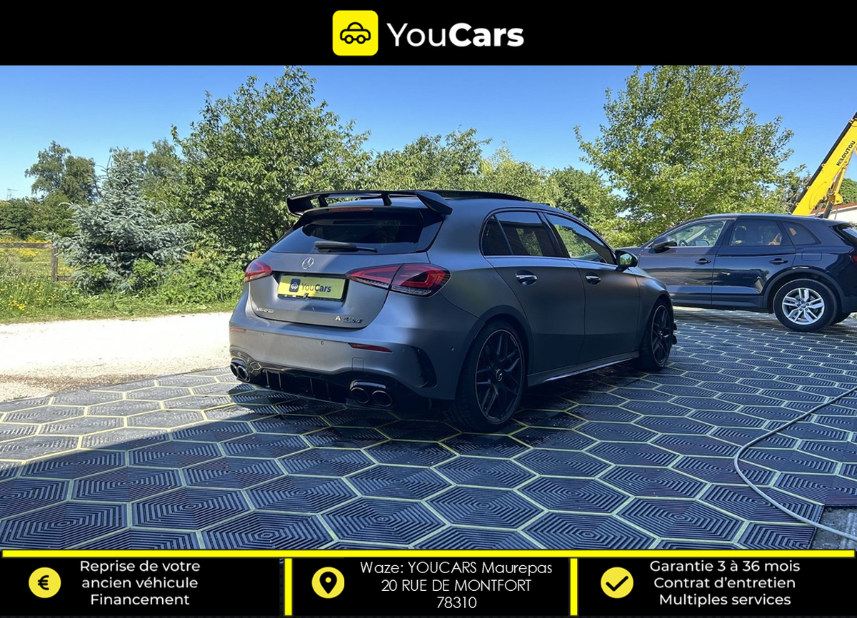 Mercedes-Benz Classe A 45 S AMG 2.0 Ti 4MATIC+ 8G-DCT 421cv TOIT OUVRANT - PACK AERO - SIEGES SPORT