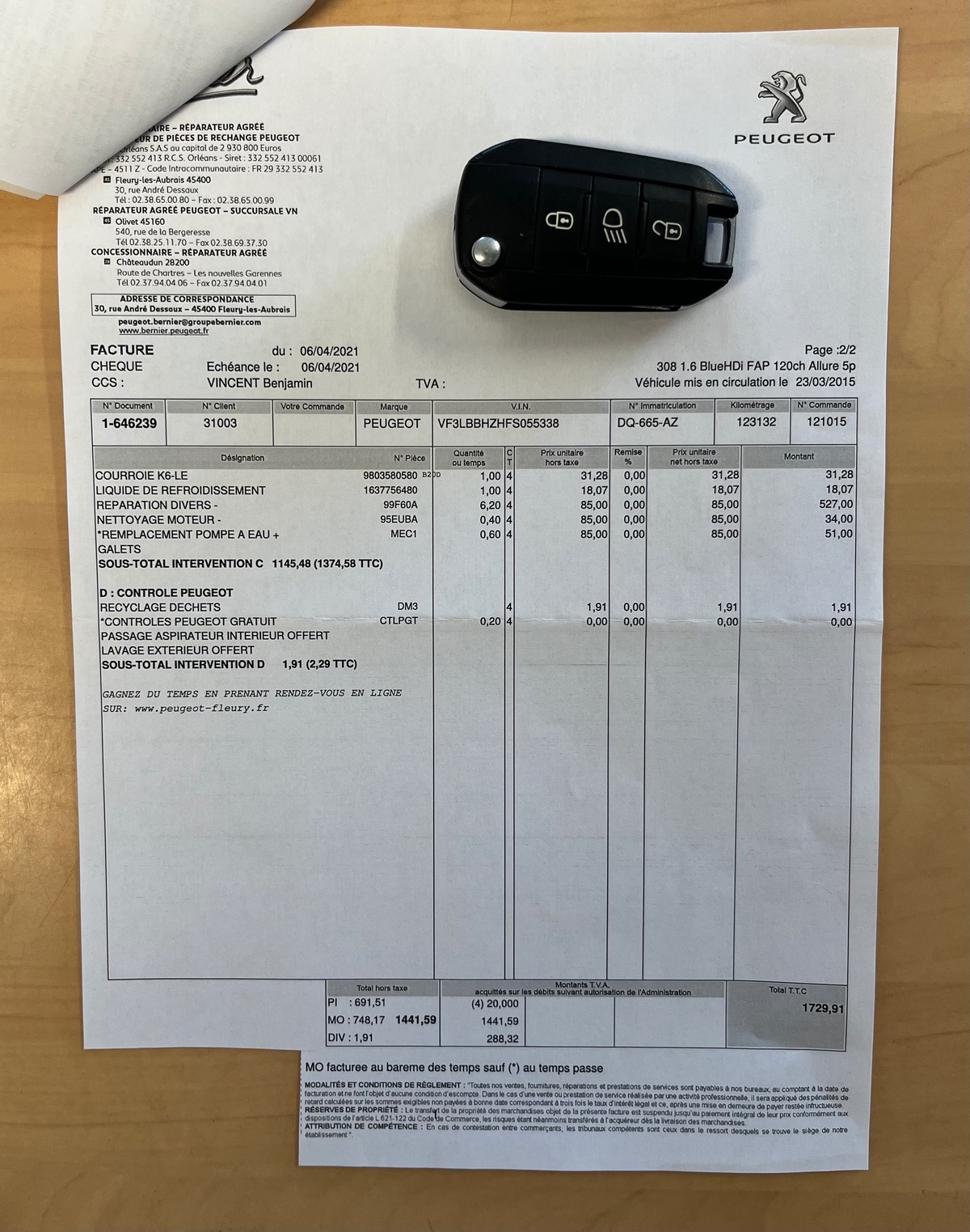 Peugeot 308 ALLURE 1.6 HDI 120 CV / ENTRETIEN COMPLET CONCESSIONNAIRE