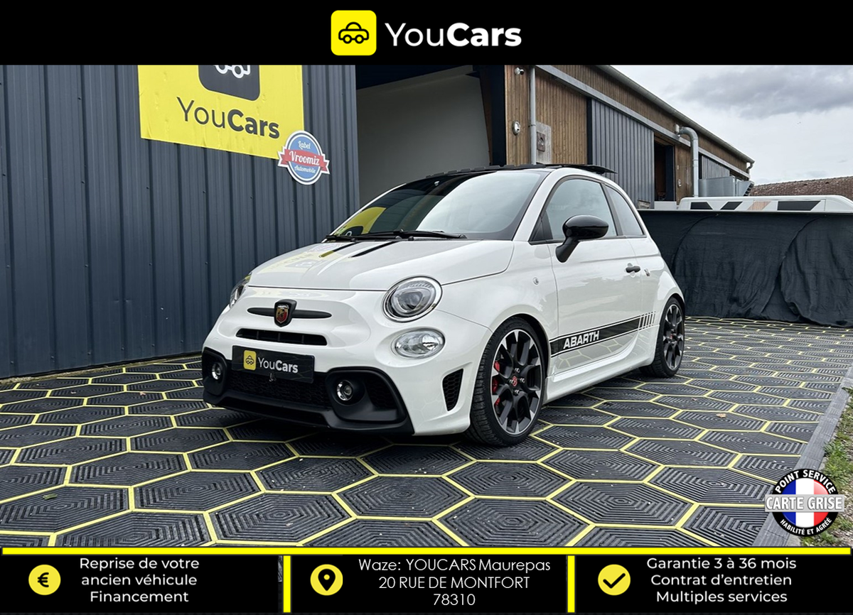 Fiat 500 Abarth 595 COMPETIZIONE MCA 1.4 TB 180 cv TOIT OUVRANT - ENTRETIEN FIAT - CARPLAY