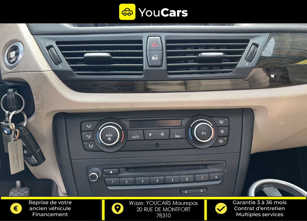 Bmw X1 (E84) 20d sDrive 2.0 d 177 cv TOIT OUVRANT PREMIERE MAIN ENTRETIEN COMPLET RADAR DE RECUL