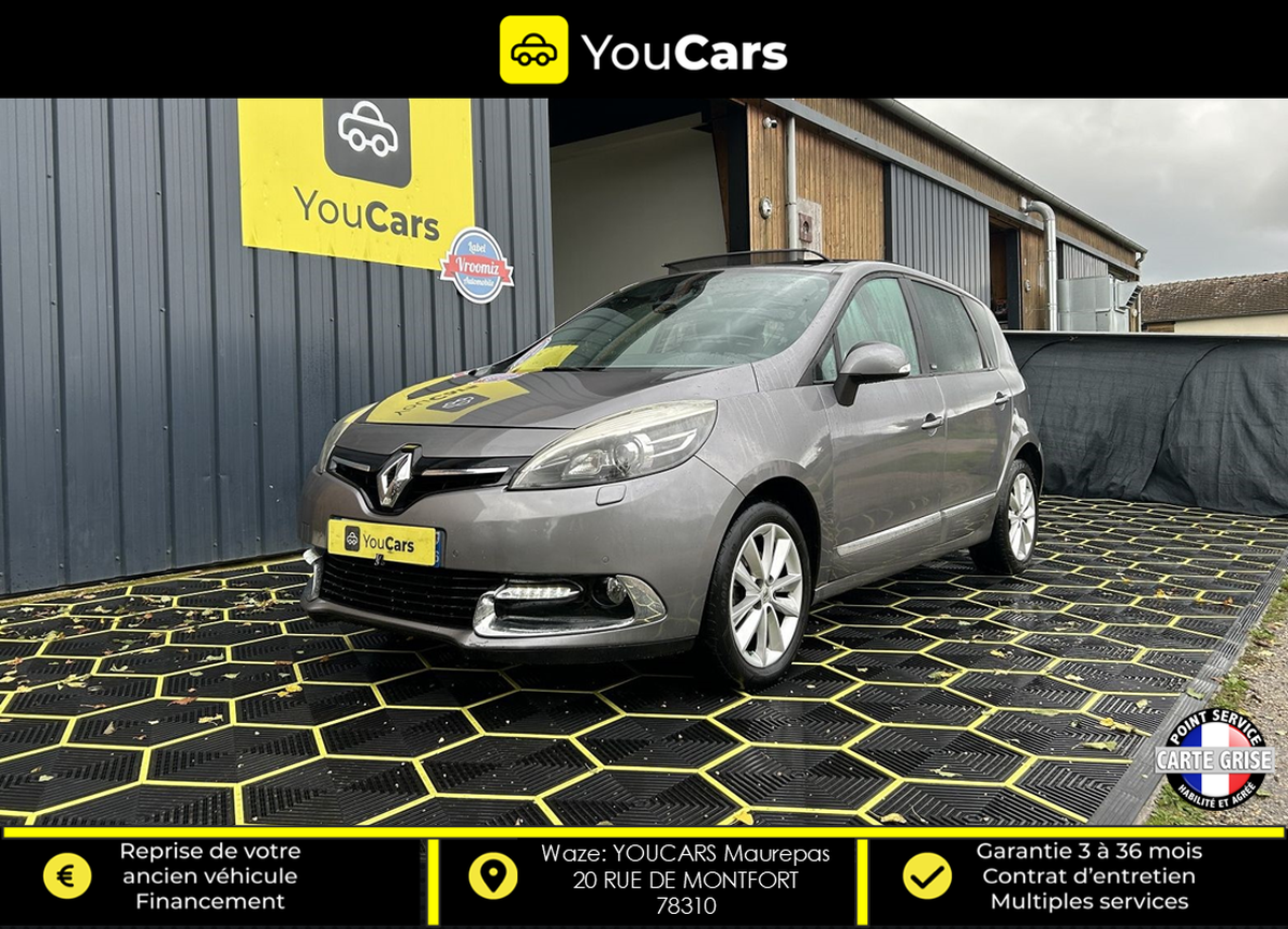 RENAULT Scenic INITIAL PARIS Phase 2 1.5 dCi EDC 6 110 cv ENTRETIEN RENAULT - TOIT OUVRANT - GPS