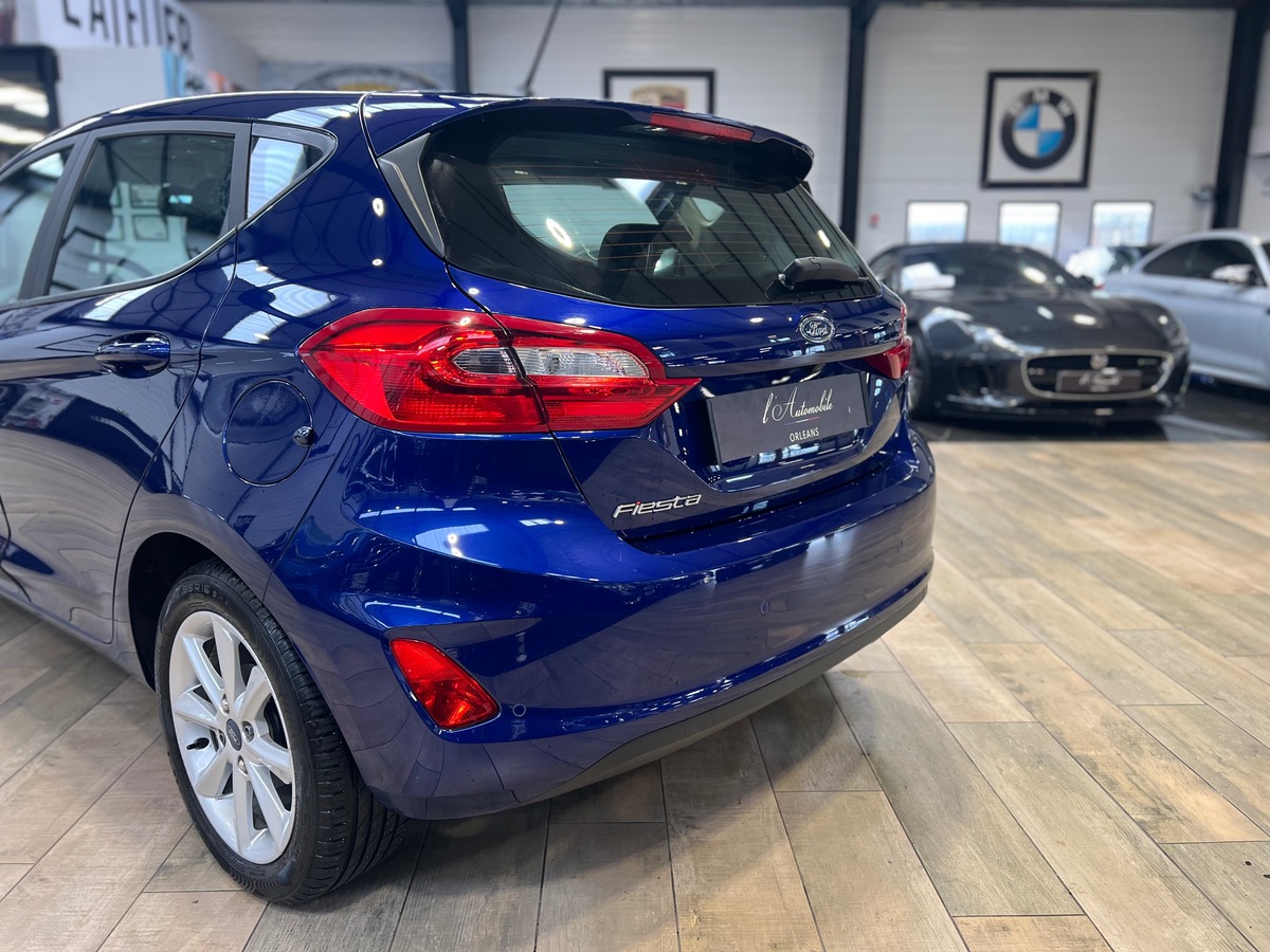 Ford Fiesta VI 1.0 ECOBOOST 100 ch S&S BVA DEEP IMPACT BLUE /GPS/CAMERA/BLUETOOTH/