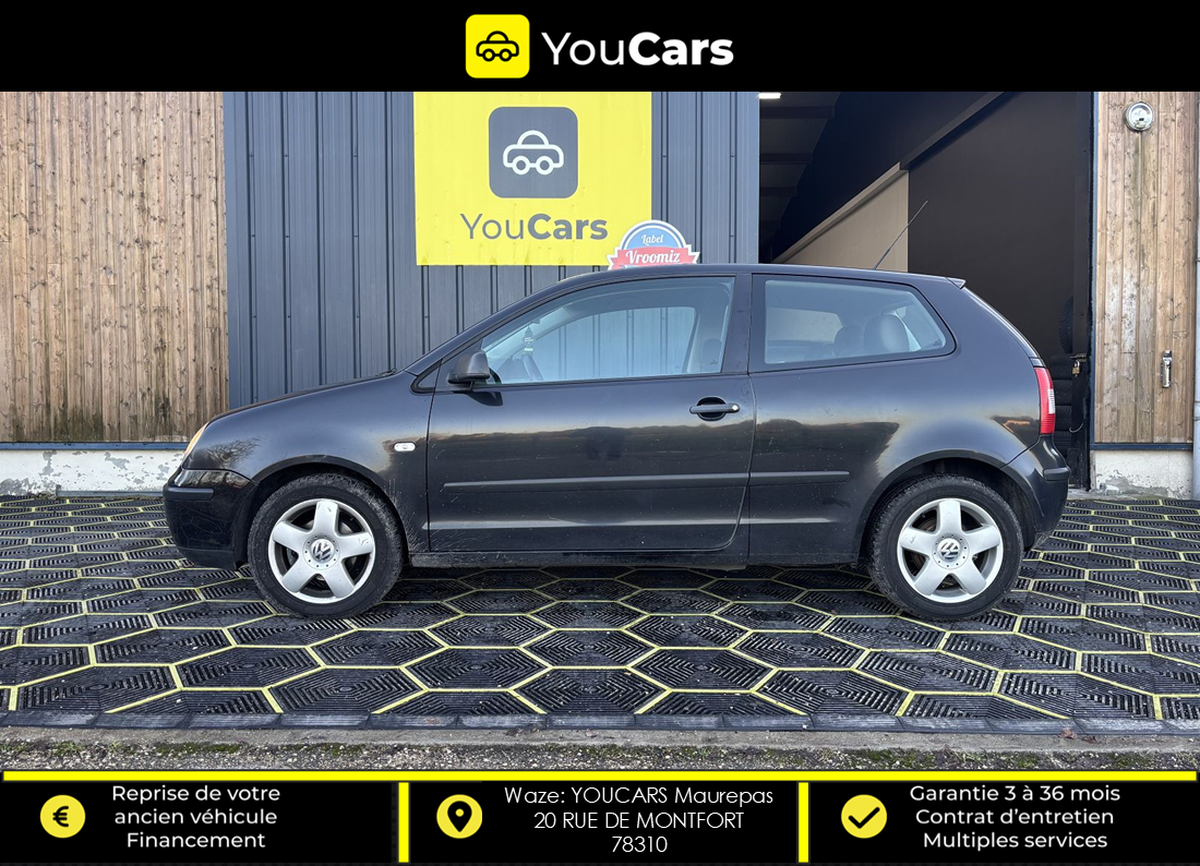 Volkswagen Polo IV 1.2 i 64cv IDEAL JEUNE PERMIS ENTRETIEN COMPLET