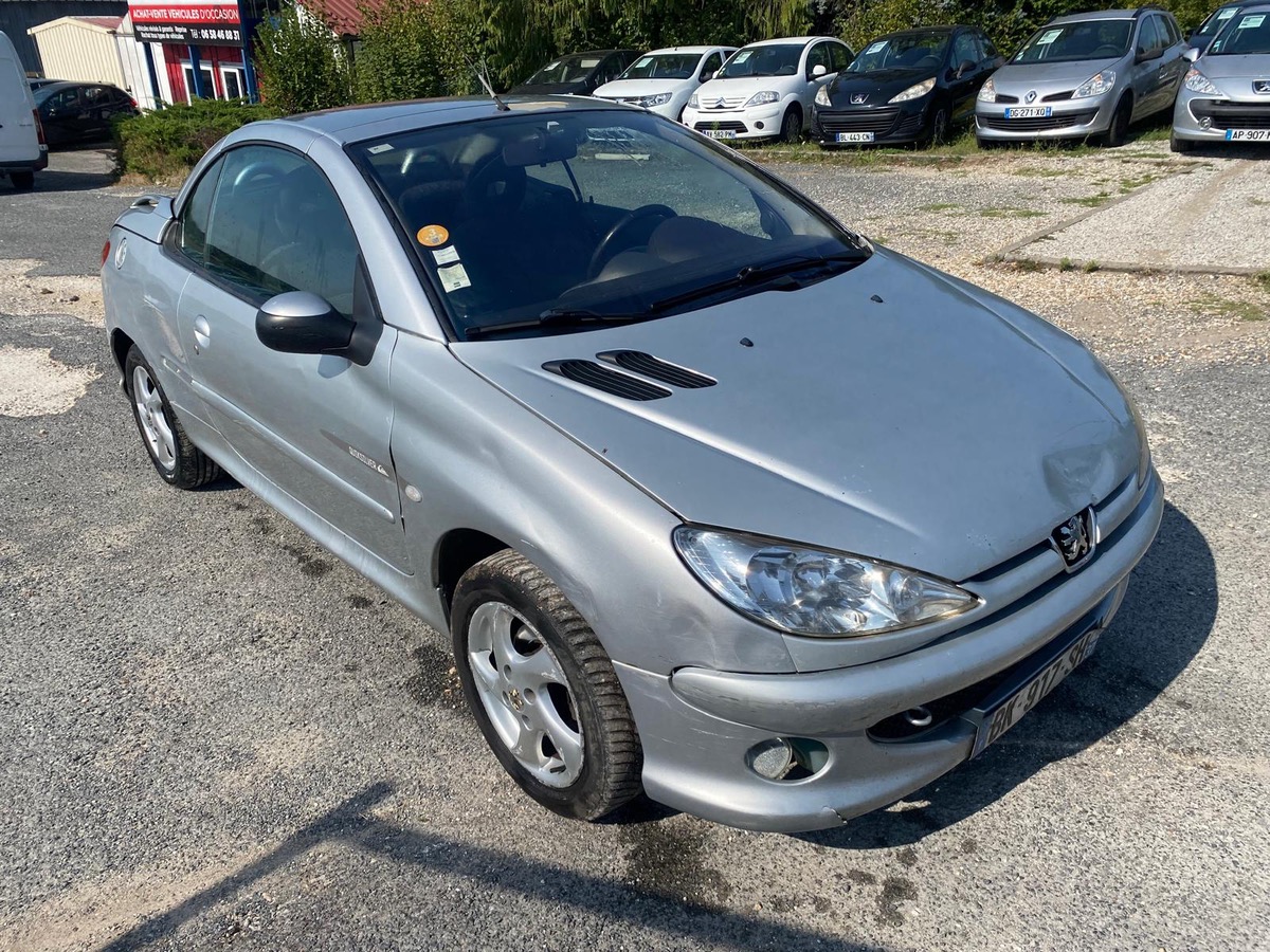 Peugeot 206 cc 1.6i 110cv quiksilver 183003km