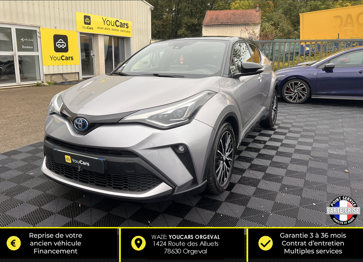 Toyota C-HR Phase 2 - 122 Hybrid - BOITE AUTOMATIQUE - CAMERA DE RECUL - ENTRETIEN TOYOTA - CARPLAY