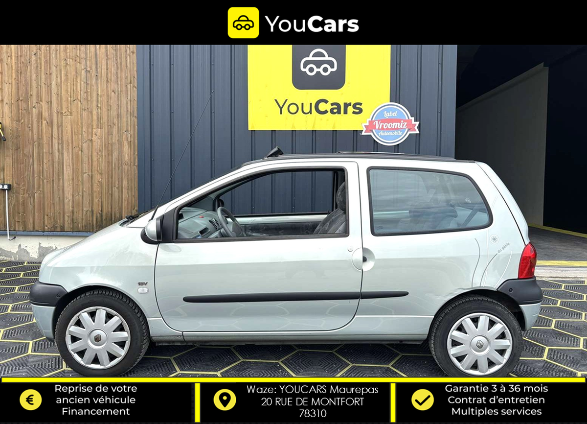RENAULT Twingo I Phase 2 1.2 i 75cv TOIT OUVRAN PREMIERE MAIN ENTRETIEN A JOUR