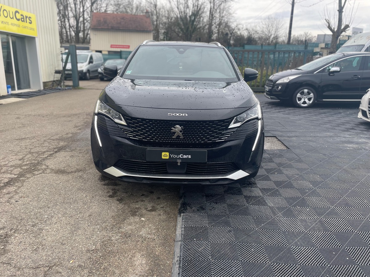 Peugeot 5008 GT 2.0 BlueHDi EAT8 177cv Boîte auto CARPLAY - RIEN A PREVOIR - DEMARRAGE SANS CLE