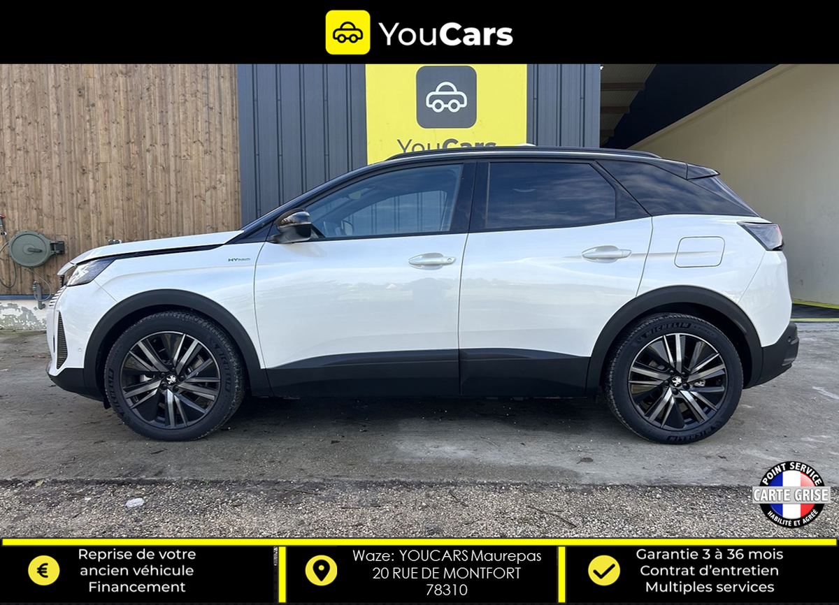 Peugeot 3008 GT Phase 2 1.6 225 Hybrid e-EAT8 SIEGES CHAUFFANTS AV