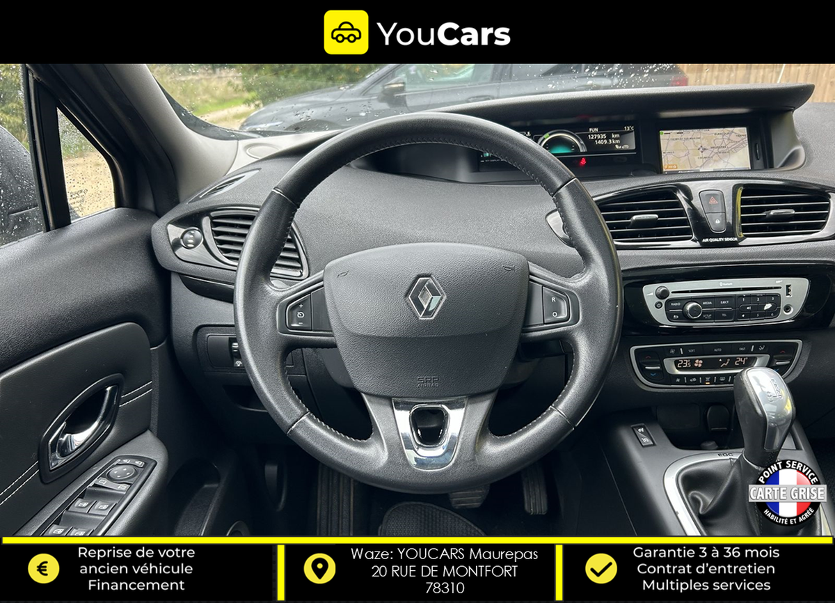 RENAULT Scenic INITIAL PARIS Phase 2 1.5 dCi EDC 6 110 cv ENTRETIEN RENAULT - TOIT OUVRANT - GPS