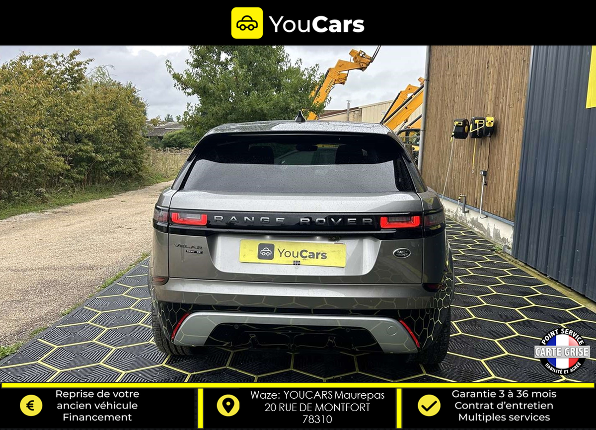 Land-Rover Range Rover Velar R-DYNAMIC D240 2.0 4WD 240 cv Boîte auto ENTRETIEN LAND ROVER