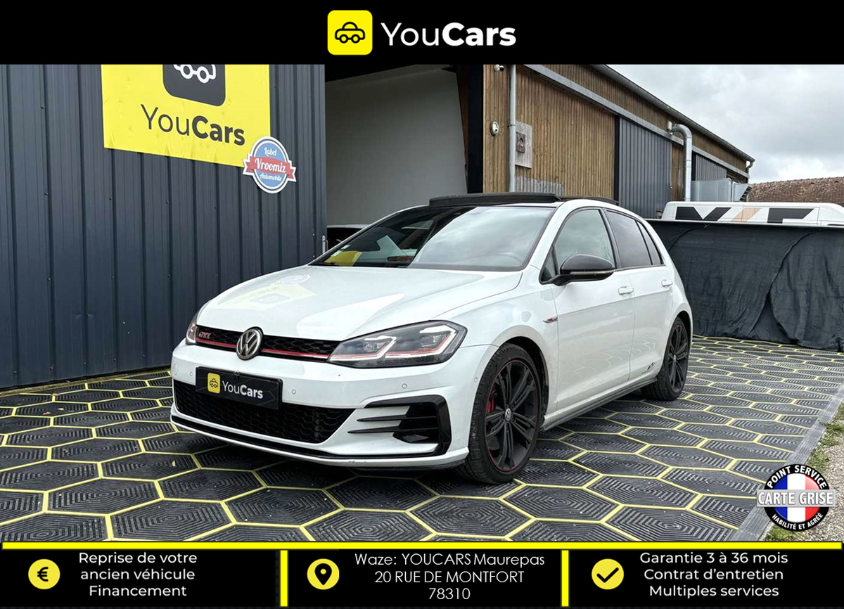 Volkswagen Golf 7 GTI Phase 2 5 Portes 2.0 TFSi DSG7 245 cv Boîte auto TOIT OUVRANT STAGE 1 306 cv