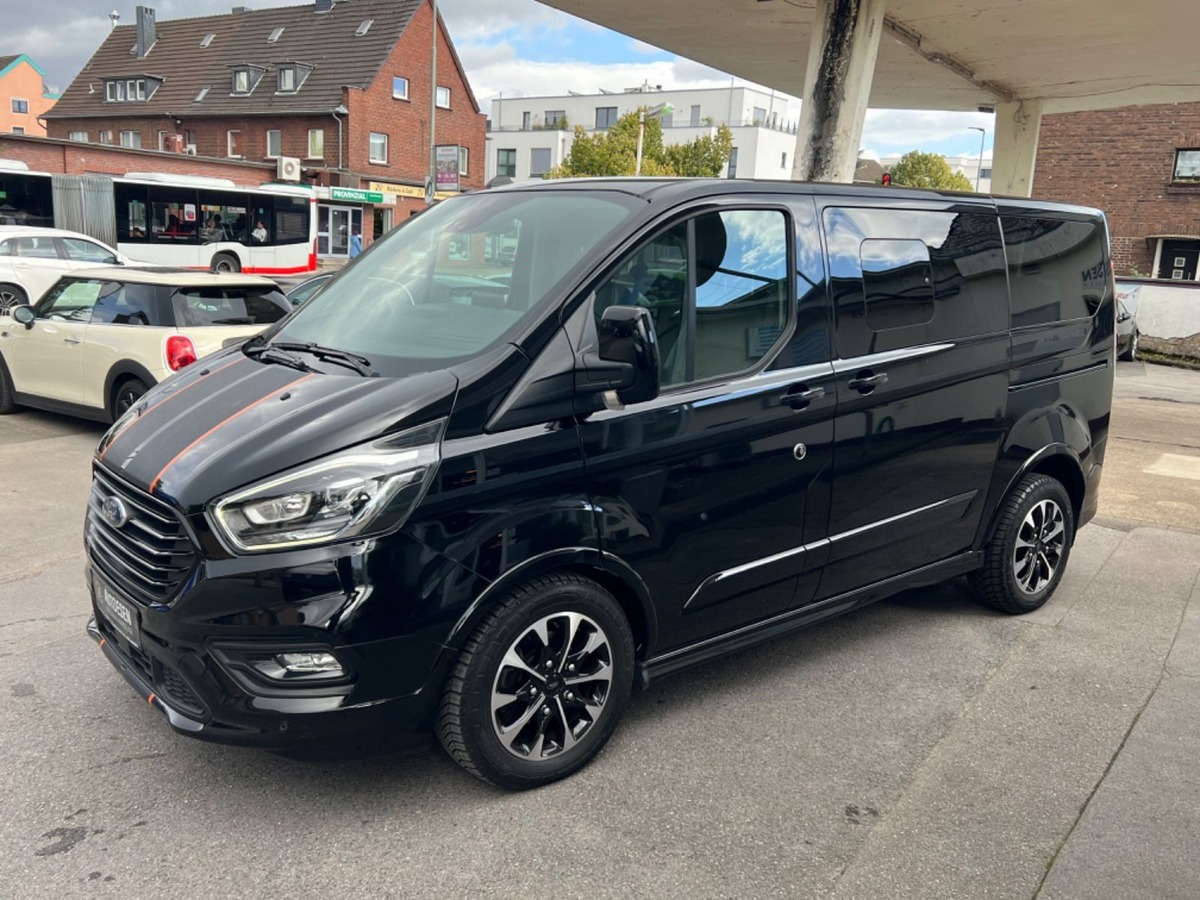 Ford Tourneo Custom 320 L1H1  2.0,185ch Sport BVA  8places,2portes laterales Cam/Clim/Attelage