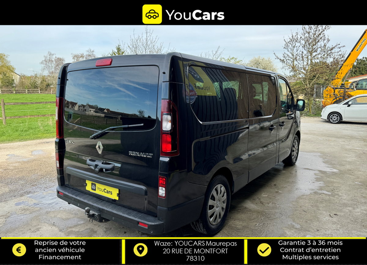 RENAULT Trafic 3 III Combi L2 1.6 dCi Energy 125 cv DOUBLE PORTE LATERALE