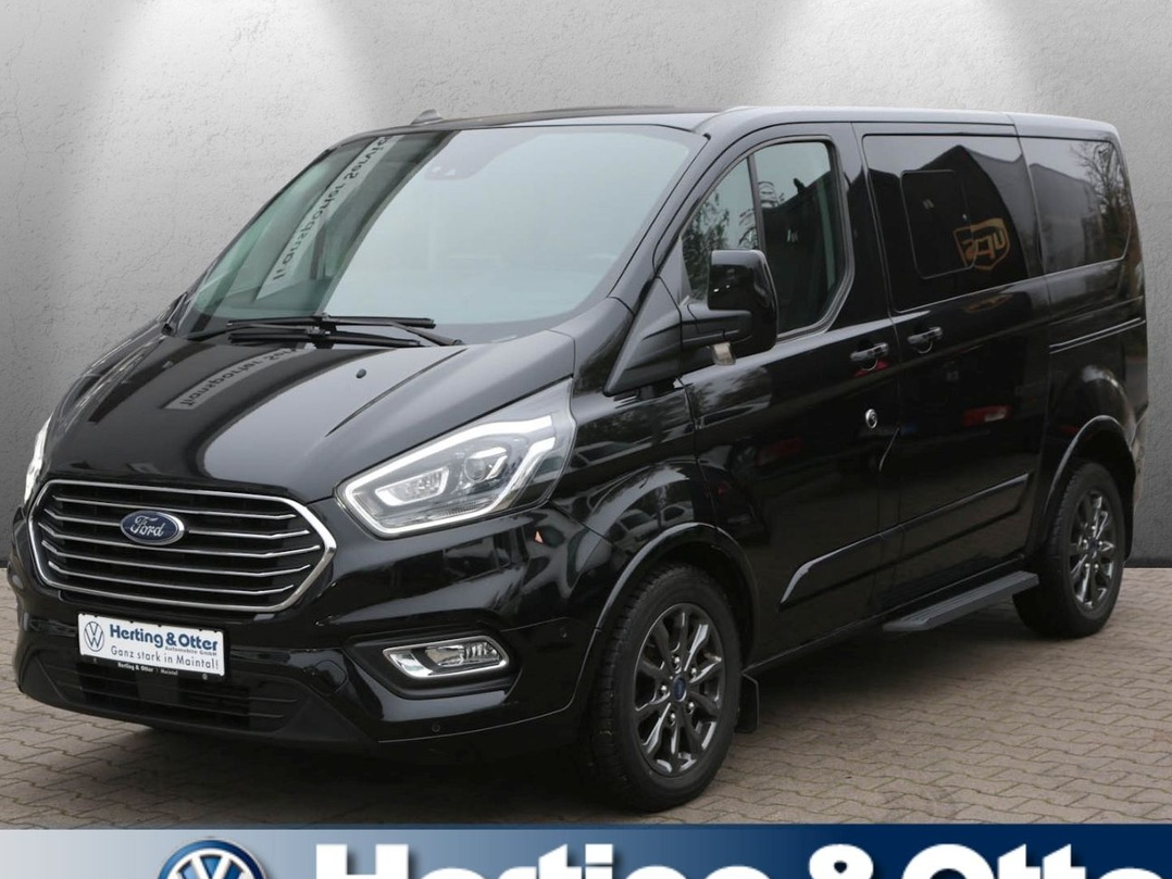 Ford Tourneo Custom 320 L1H1 2.0 EcoBlue 185ch BVA 8places 2 portes laterale Cam/Clim/Carplay/DAB