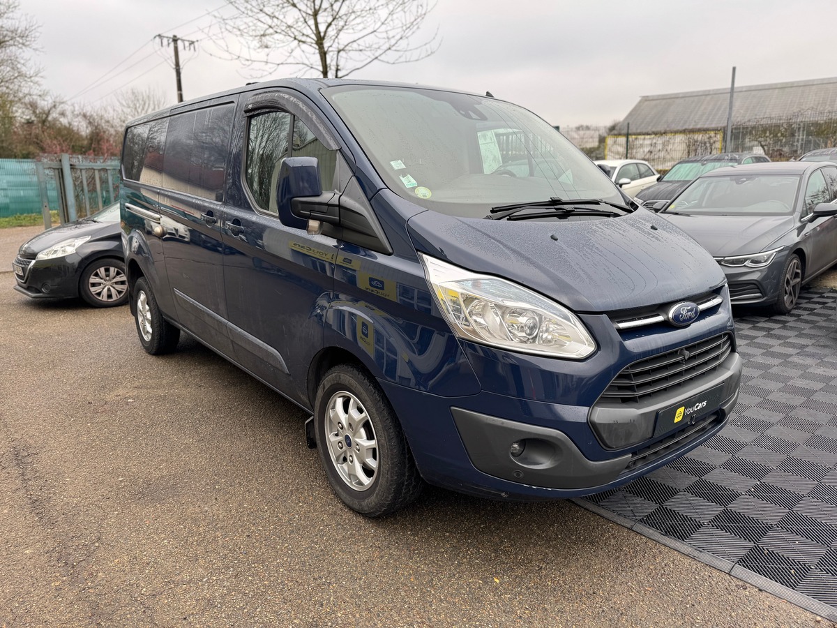 Ford TRANSIT CUSTOM pack sport 2.2 l’tdci 155 cv bv6 - 1ERE MAIN - CAMERA DE RECUL - RADAR DE RECUL