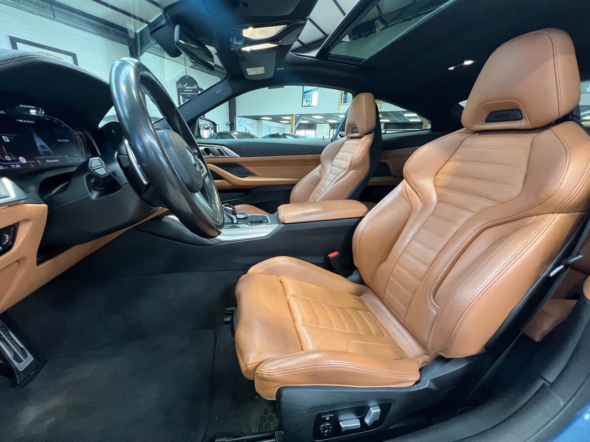 Bmw Série 4 Coupé (G22) M440I XDRIVE 374 BVA8 / Arctic Race Blue/Toit Pano