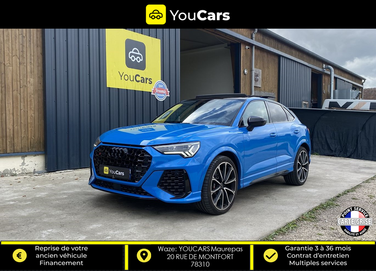 Audi RS Q3 RSQ3 2.5 TFSi  Quattro S tronic7 400 cv MALUS PAYE - RIEN A PREVOIR - ENTRETIEN COMPLET