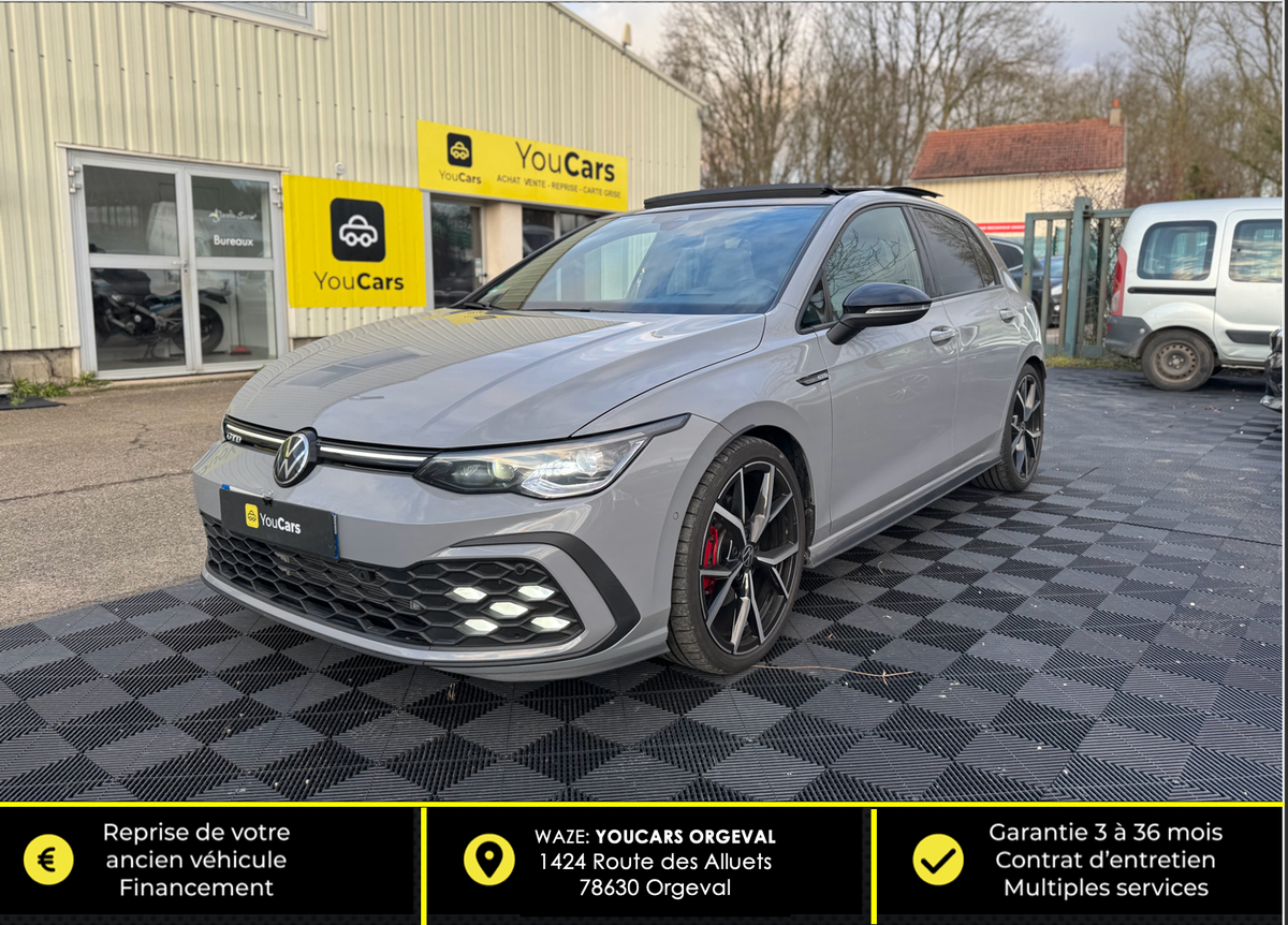 Volkswagen Golf 8 GTD 2.0 200 cv - TOIT OUVRANT - HARMAN KARDON - CUIR ELECTRIQUE - PACK HIVER